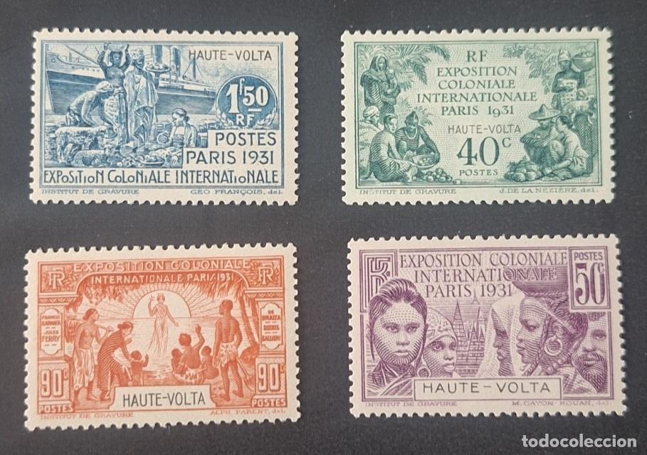 Sellos: Alto Volta 1931 Mi. 66-69 Exposici&oacute;n Colonial Internacional Par&iacute;s