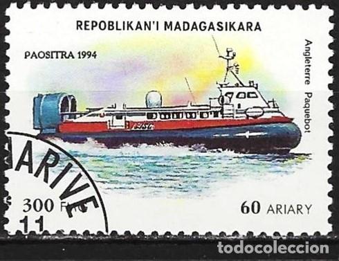 Sellos: Madagascar 1994 - Mi 1756 - YT 1409 - Barco erodeslizador