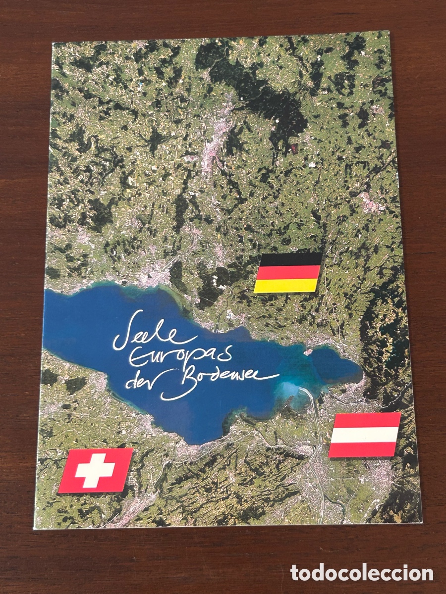 Sellos: FOLLETO CON SELLO CONMEMORATIVO. 1993. BARCO. EMISI&Oacute;N CONJUNTA ALEMANIA, AUSTRIA, SUIZA.