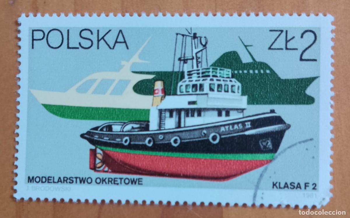 Sellos: POLONIA - 2 ZT - MODELISMO NAVAL, CLASE F 2 - VER DESCRIPCI&Oacute;N