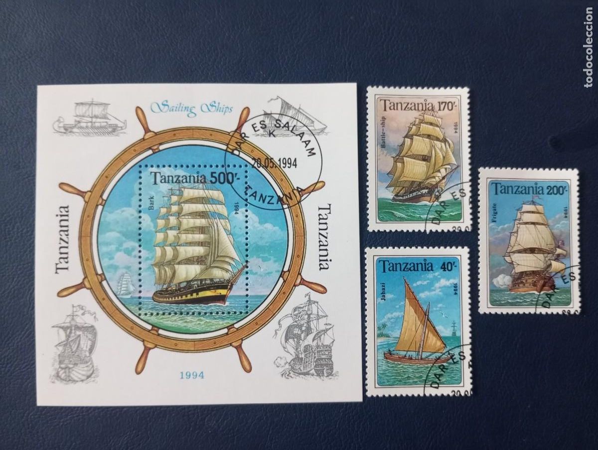 Selos: BARCOS, SELLOS DE TANZANIA, 1994