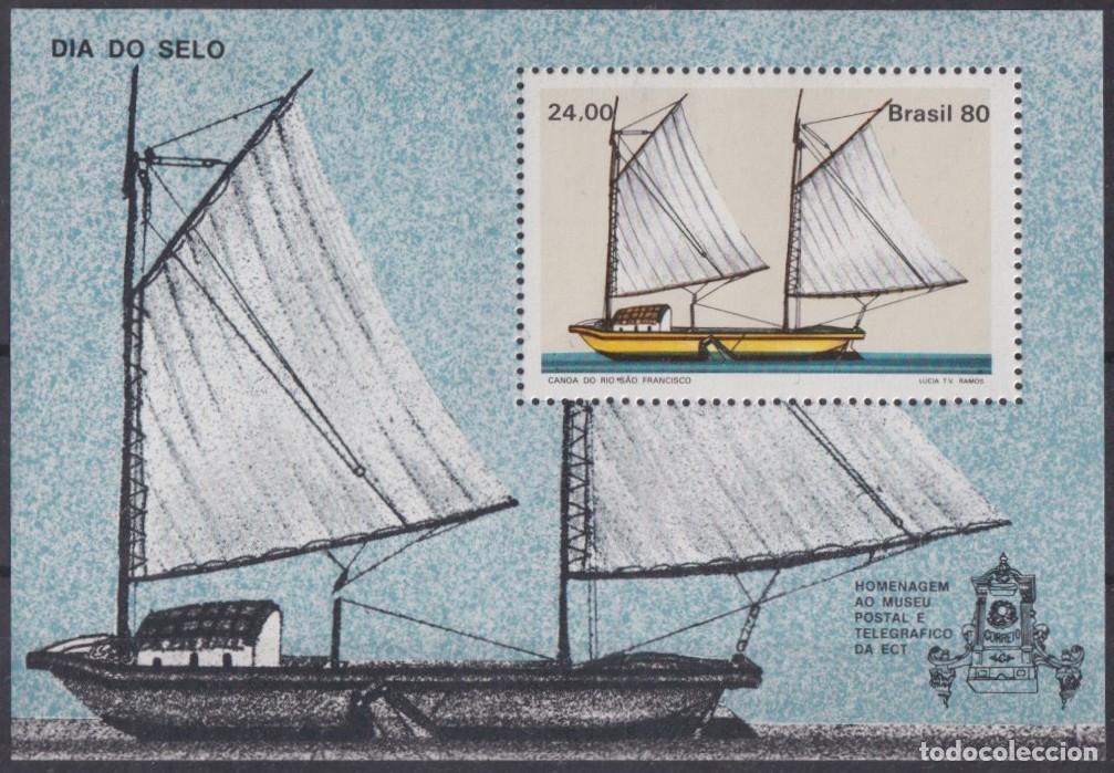 Briefmarken: F-EX61803 BRAZIL MNH 1980 SAN FRANCISCO RIVER CANOES SHIP.