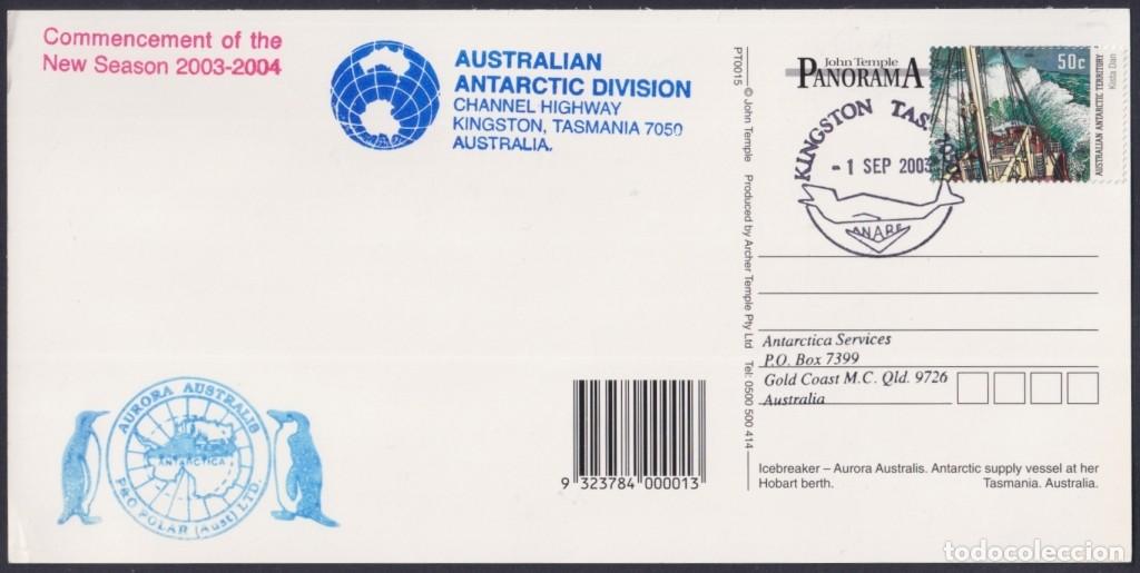 Briefmarken: F-EX64185 AUSTRALIA ANTARCTIC 2003 TASMANIA STATION POSTCARD.