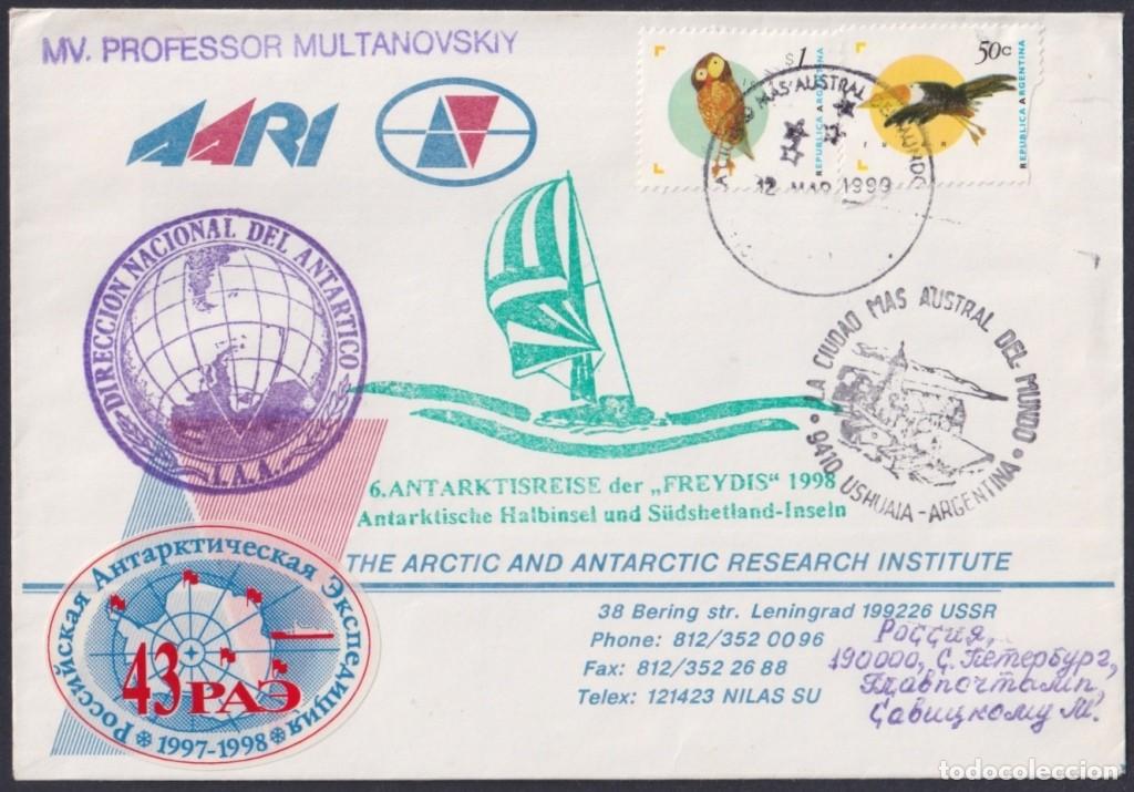 Briefmarken: F-EX64177 ARGENTINA 1999 USHUAIA RUSSIA ANTARCTIC STATION.