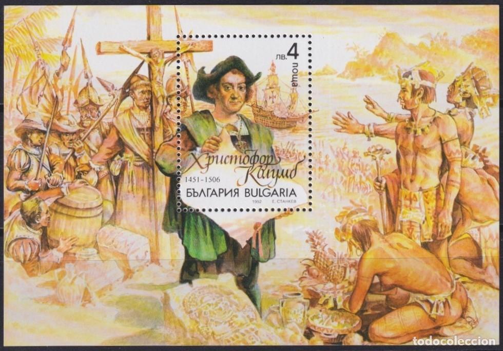 Sellos: F-EX64470 BULGARIA MNH 1992 INDIGENOUS DISCOVERY SHIP COLUMBUS.