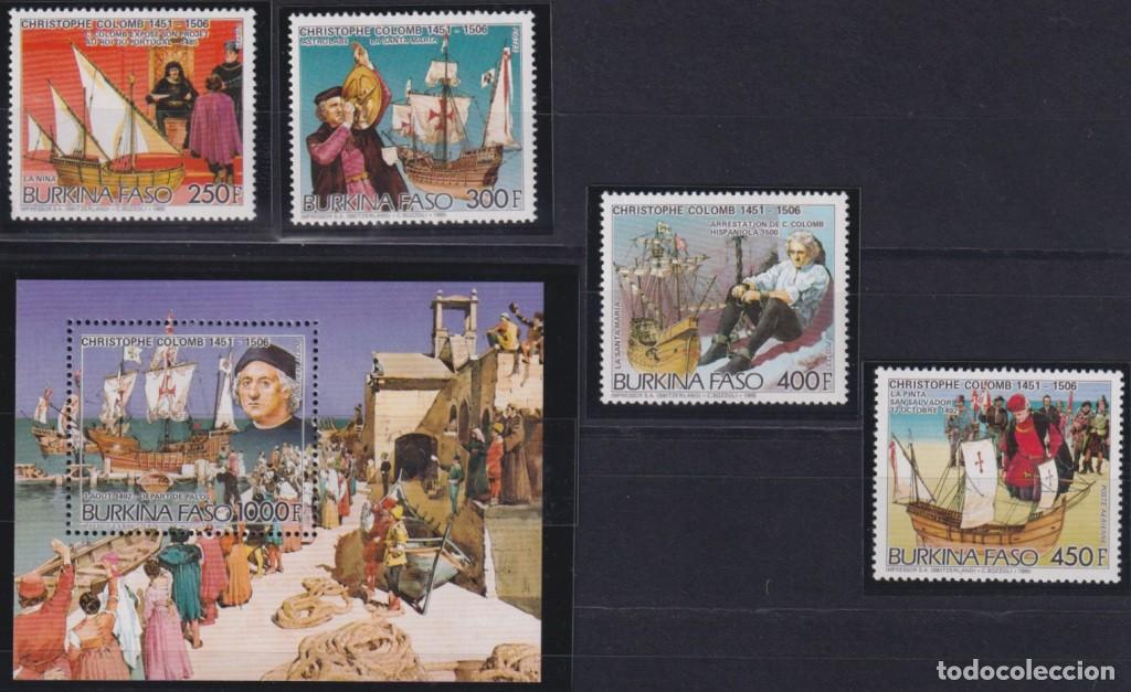 Sellos: F-EX64476 BURKINA FASO MNH 1985 DISCOVERY COLON COLUMBUS SHIP.