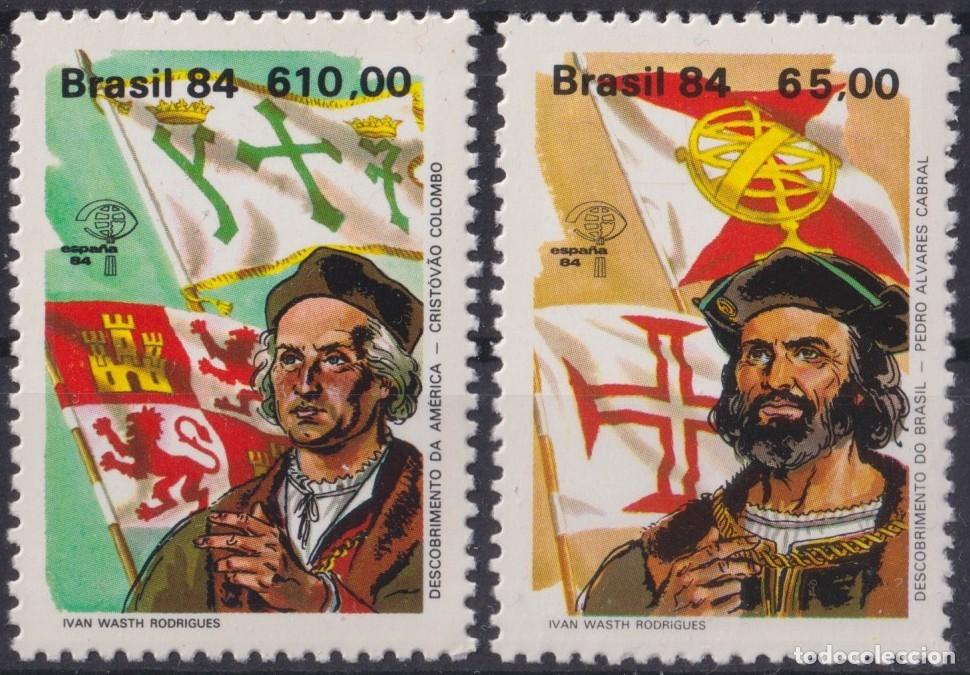 Sellos: F-EX64474 BRAZIL BRASIL MNH 1984 DISCOVERY ALVAREZ CABRAL COLON COLUMBUS.