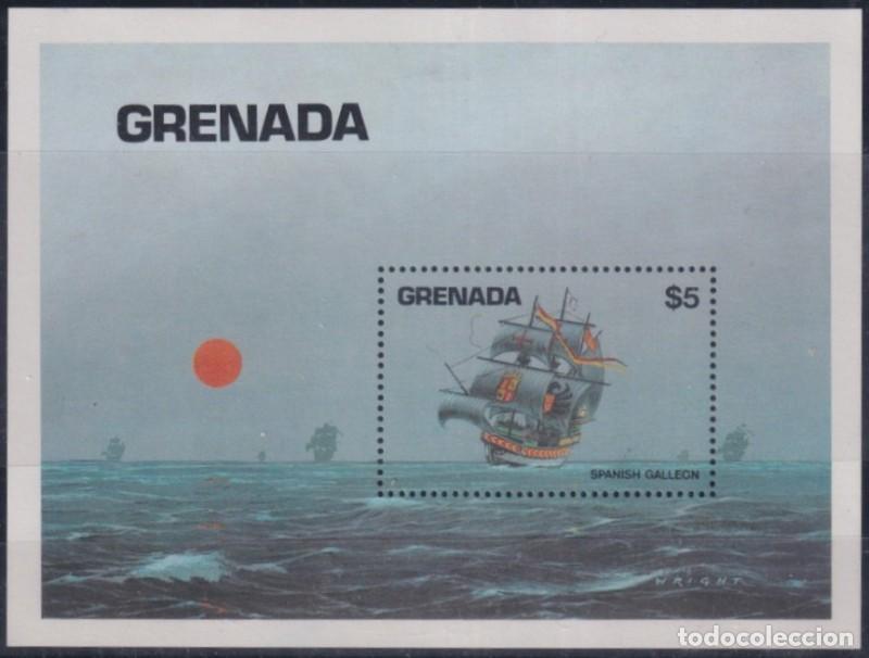 Sellos: F-EX64480 GRENADA 1984 MNH DISCOVERY AMERICA SHIP BARCOS SPANISH GALEON.