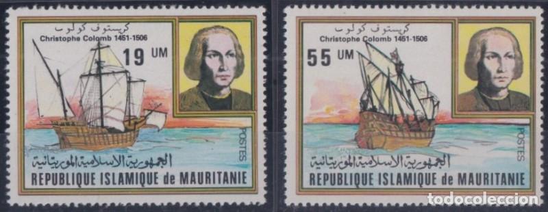 Sellos: F-EX64490 MAURITANIA MNH 1981 DISCOVERY BARCOS SHIP BARCOS COLON COLUMBUS.