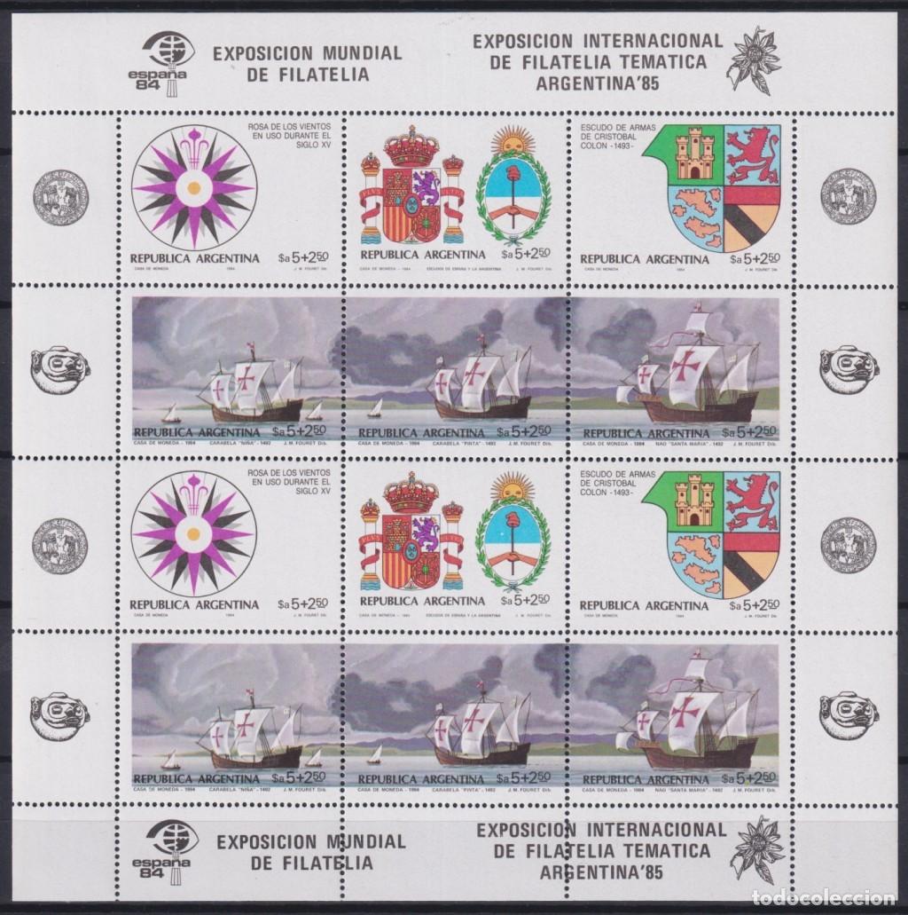 Briefmarken: F-EX65021 ARGENTINA MNH 1985 DISCOVERY SHIP PHILATELIC EXPO.