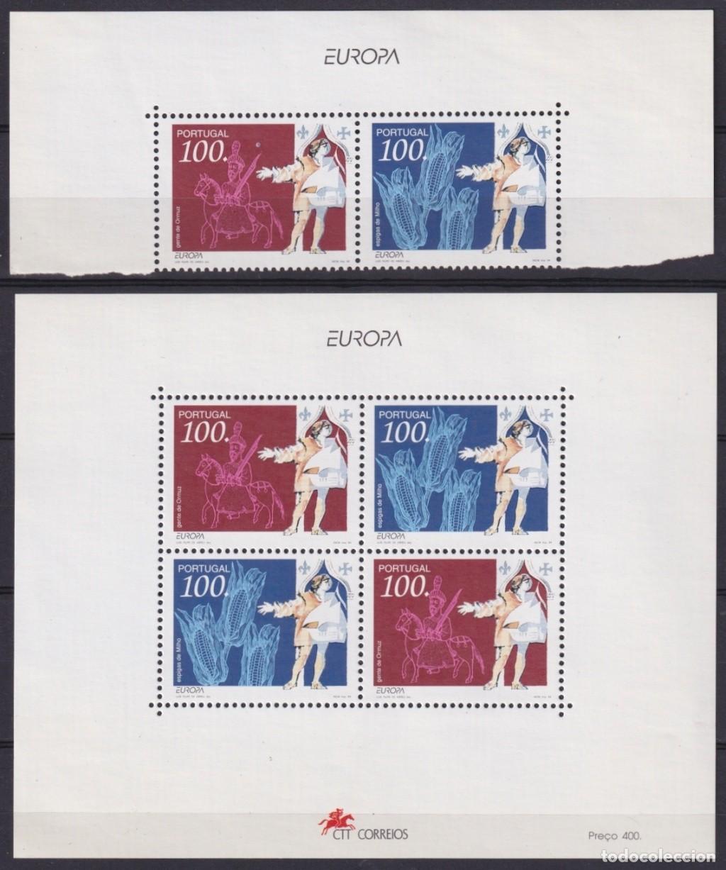 Briefmarken: F-EX66015 PORTUGAL MNH 1994 EUROPA CEPT DISCOVERY CORN SHIP.