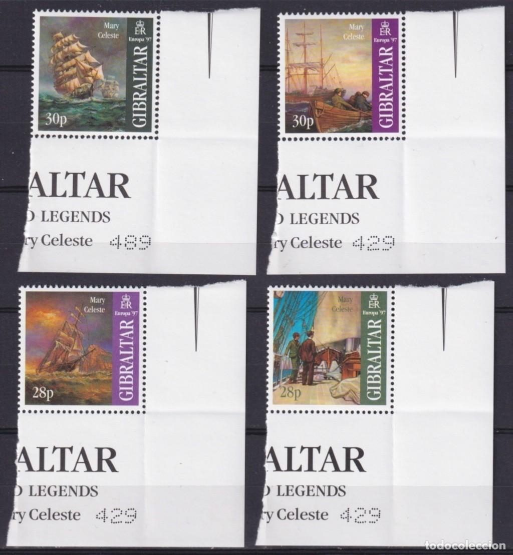 Briefmarken: F-EX65686 GIBRALTAR MNH 1997 EUROPA CEPT TALES & LEGENDS MARY CELESTE SHIP.