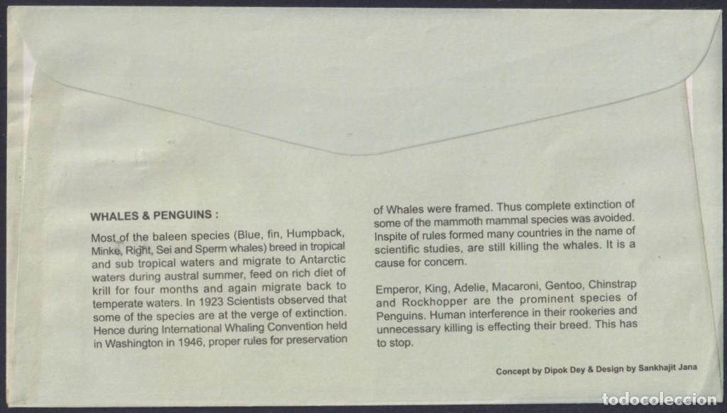 Sellos: F-EX64181 INDIA 2003 PROTECT POLAR ENVIRONMENT FDC. - Foto 3