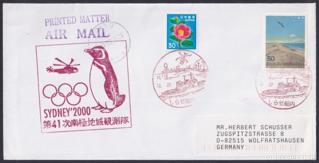 Sellos: F-EX64170 JAPAN 2000 ANTARCTIC STATION OLIMPIC SYDNEY GAMES SHIP.