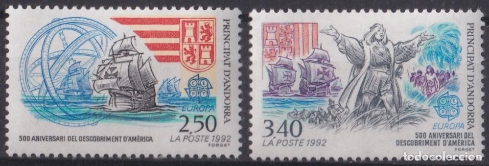 Sellos: F-EX64445 ANDORRA MNH 1992 DISCOVERY OF AMERICA SANTA MARIA COLUMBUS COLON.