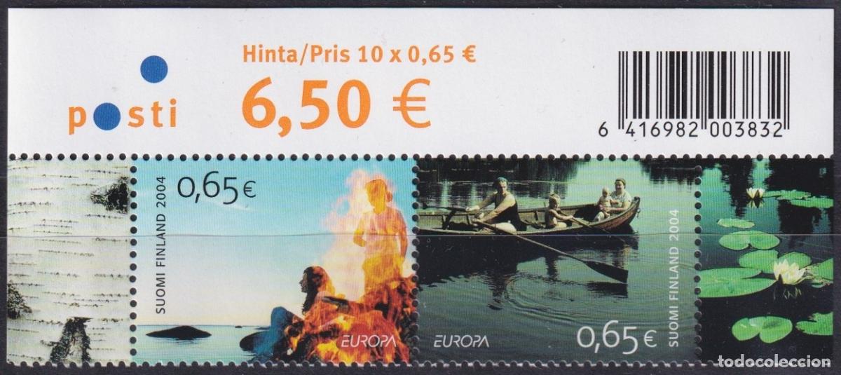 Sellos: F-EX65817 FINLAND SUOMI MNH 2004 EUROPA CEPT HOLYDAYS VACATION SAILING BOAT SHIP.