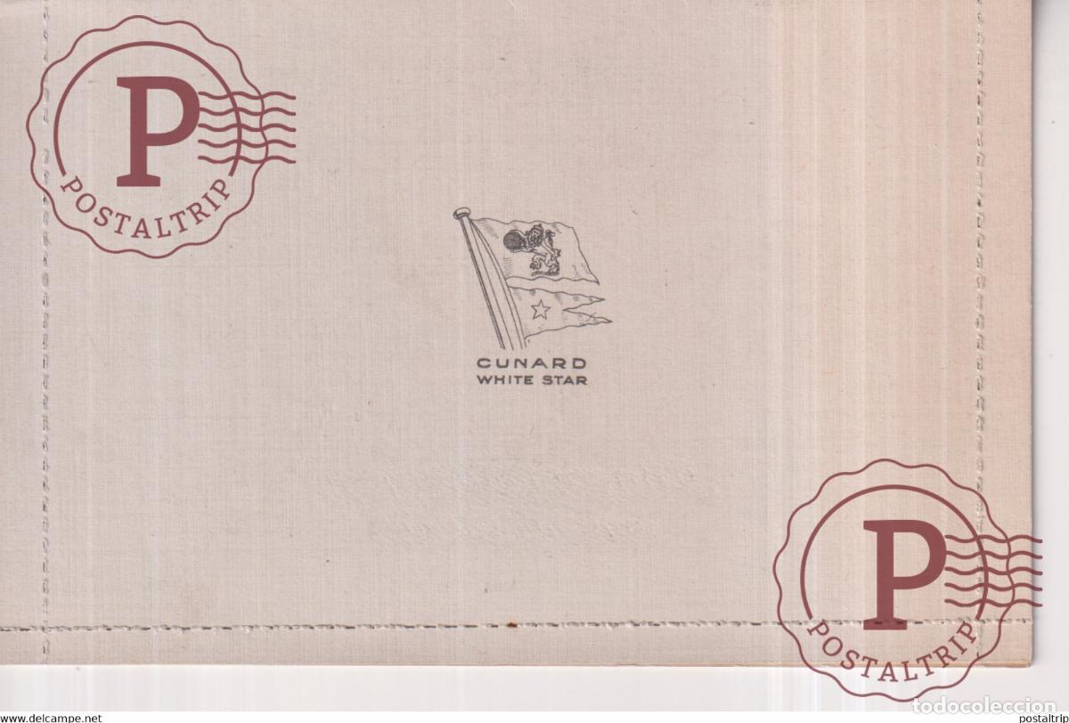 Sellos: CUNARD LETTER CARD +-13*9cm - Foto 2