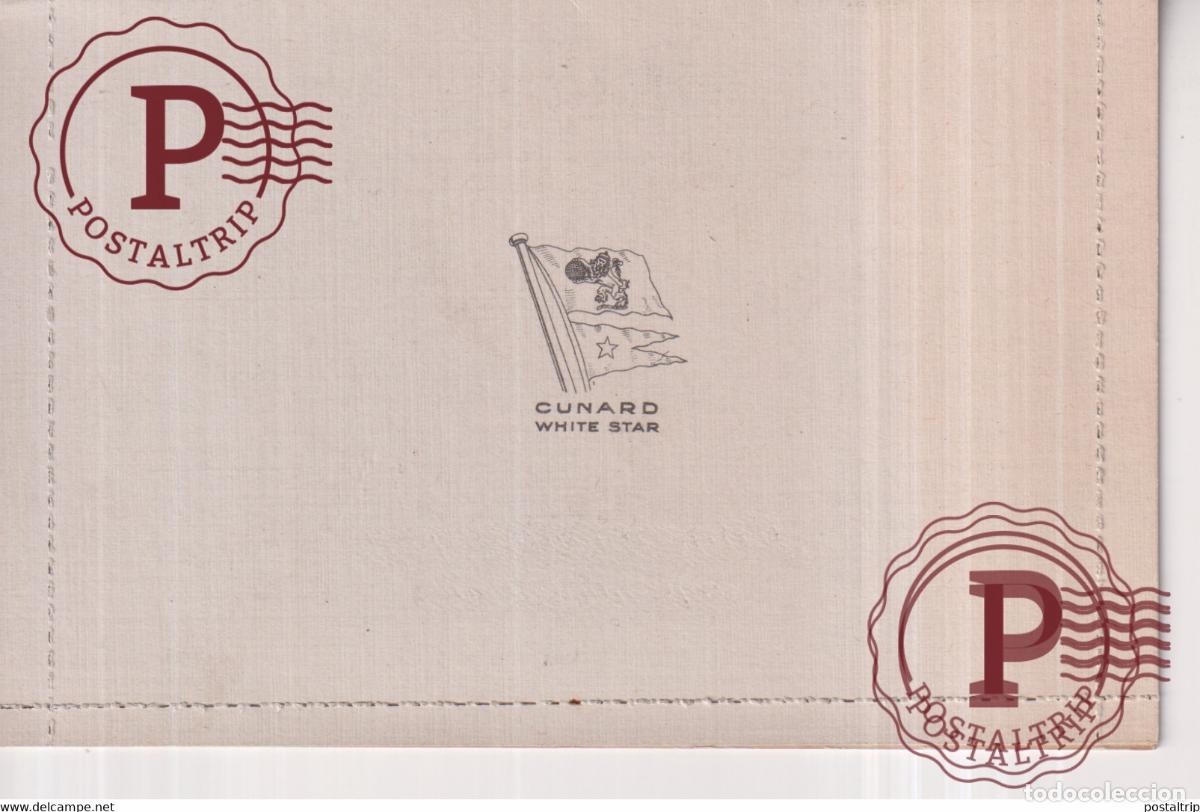 Sellos: CUNARD LETTER CARD +-13*9cm - Foto 3