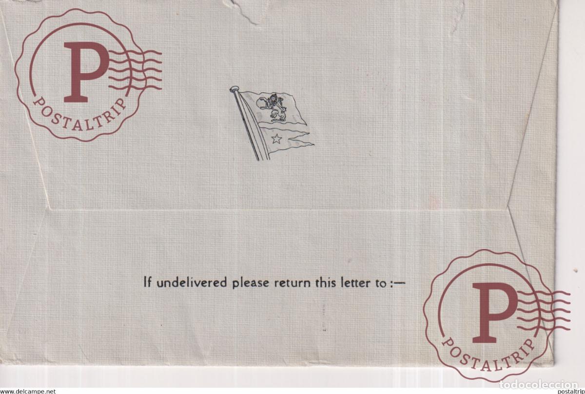 Sellos: MAILED ON BOARD BRITANNIC PAQUEBOT +-15*9cm - Foto 2