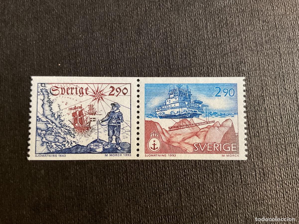Sellos: SUECIA N&ordm; YVERT 1779/0*** A&Ntilde;O 1993. 350 ANIVERSARIO CREACION DEL SERVICIO HIDROGRAFICO