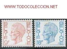 Sellos: B&eacute;lgica 1971. B&aacute;sico: Rey Balduino - Foto 1