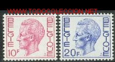 Sellos: B&eacute;lgica 1971. B&aacute;sico: Rey Balduino - Foto 1