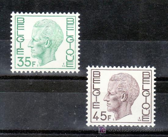 Sellos: belgica 1984/5 sin charnela, rey balduino - Foto 1