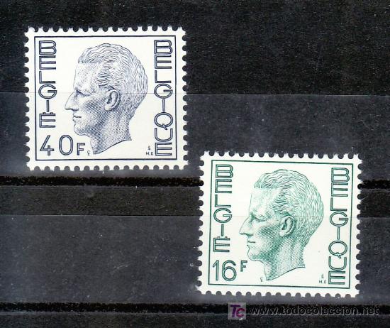 Sellos: belgica 1870/1 sin charnela, rey balduino, - Foto 1