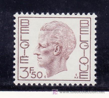 Sellos: belgica 1596 sin charnela, rey balduino, - Foto 1