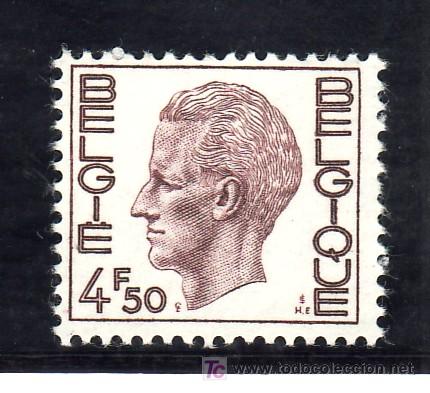Sellos: belgica 1581C sin charnela, rey balduino, - Foto 1
