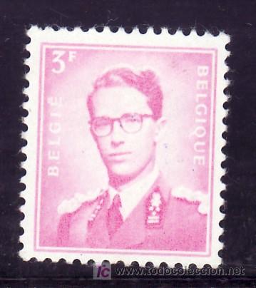 Sellos: belgica 1067 con charnela, rey balduino, - Foto 1