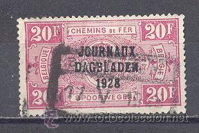 Briefmarken: BELGICA, JOURNAUX, YVERT TELLIER18- CON FECHA