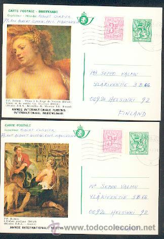 Sellos: Belgica & 2 Postales - Foto 1