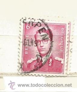 Sellos: B&eacute;lgica 1958. Rey Balduino,6 francos rosa - Foto 1