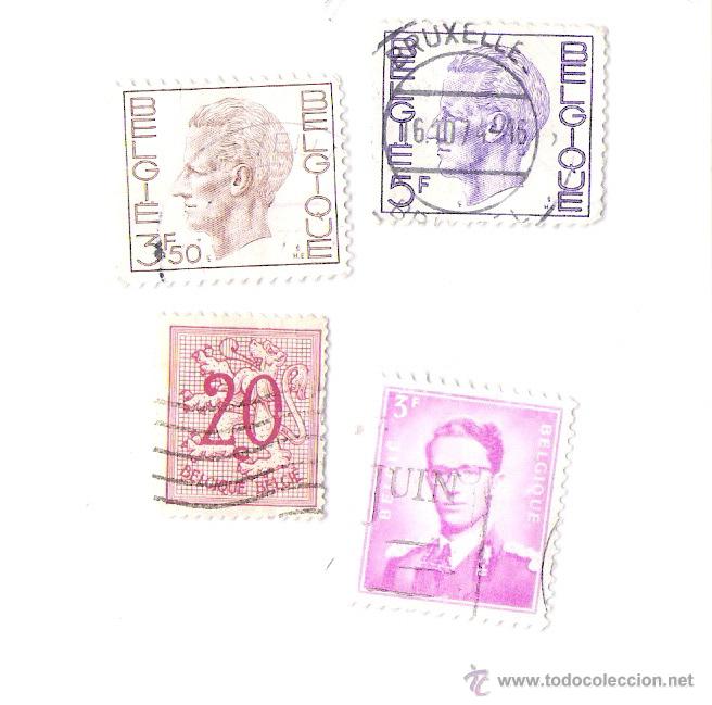 Sellos: CUATRO SELLOS DE BELGICA - Foto 1