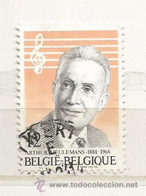 Sellos: B&eacute;gica 1984. Arthur Meulemans, Compositor - Foto 1