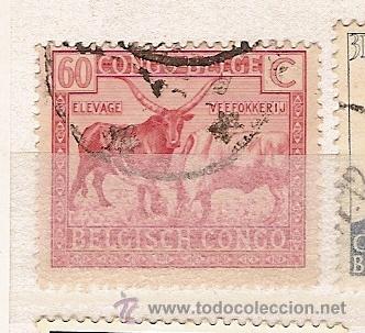 Sellos: B&eacute;lgica & Congo  Ultramar (6) - Foto 1