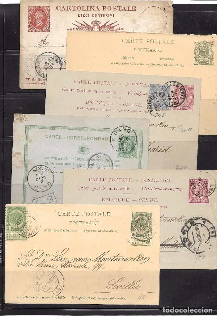 Sellos: B&eacute;lgica. Conjunto de 26 Piezas de Historia Postal - Foto 1