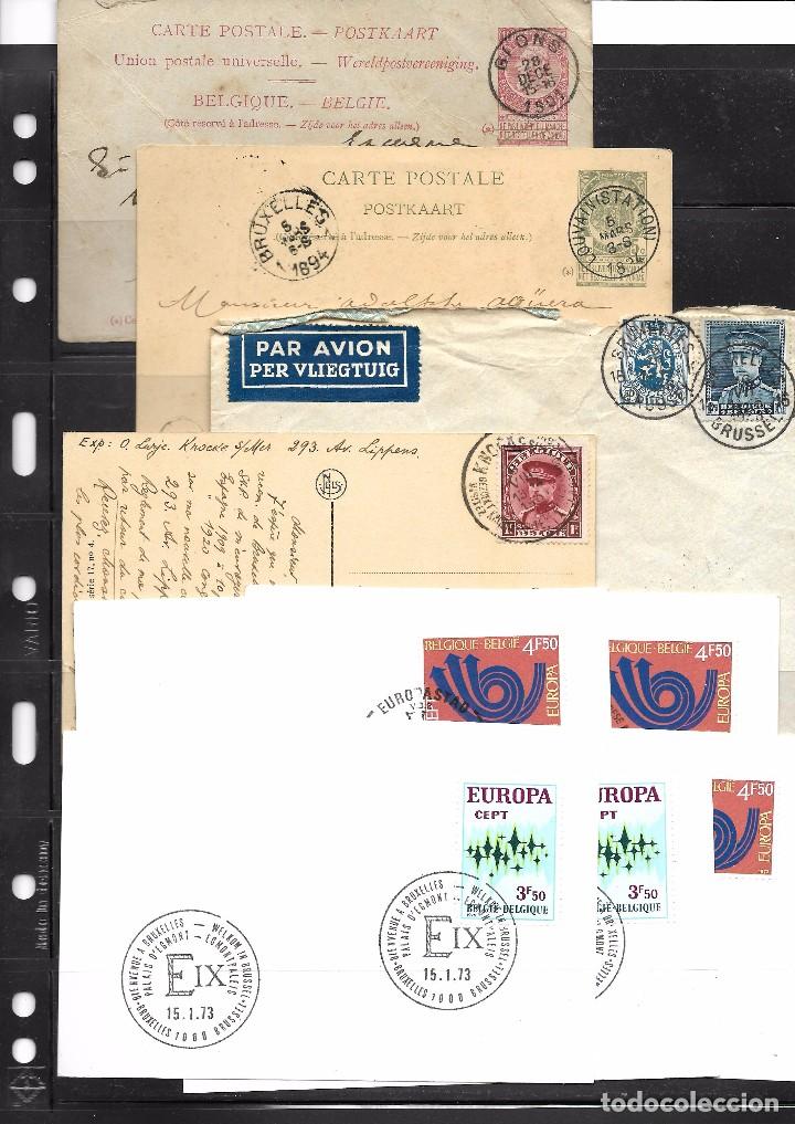 Sellos: B&eacute;lgica. Conjunto de 26 Piezas de Historia Postal - Foto 3