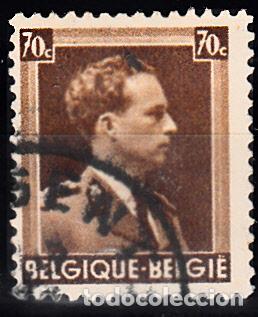 Sellos: B&Eacute;LGICA. YVERT 427 USADO. - Foto 1