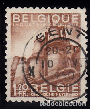 Sellos: B&Eacute;LGICA. YVERT 762 USADO. - Foto 1