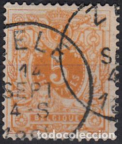 Sellos: B&Eacute;LGICA. YVERT 28 USADO. - Foto 1