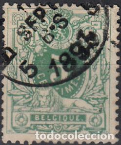 Sellos: B&Eacute;LGICA. YVERT 45 USADO. - Foto 1