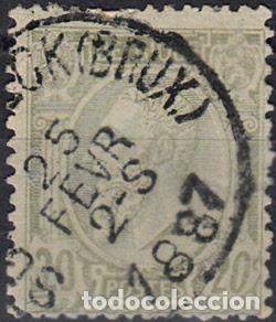 Sellos: B&Eacute;LGICA. YVERT 47 USADO. - Foto 1