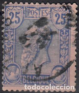 Sellos: B&Eacute;LGICA. YVERT 48 USADO. - Foto 1