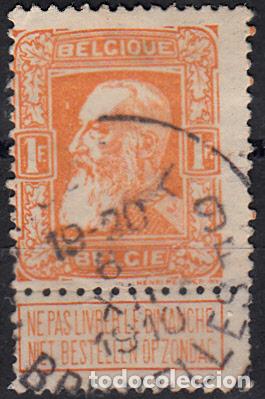 Sellos: B&Eacute;LGICA. YVERT 79 USADO. - Foto 1