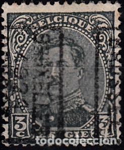 Sellos: B&Eacute;LGICA. YVERT 183 USADO. - Foto 1
