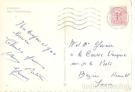 Francobolli: Belgica & Marcofilia, Iglesia de San Crist&oacute;bal de Charleroi, Couillet, B&eacute;ziers Francia 1963 (4)