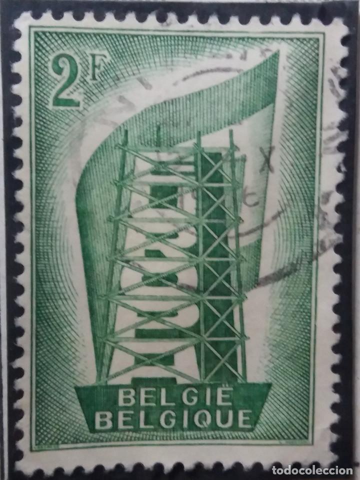 Briefmarken: sello, postes Belgica, 2 fr, europa, a&ntilde;o 1960, no usado