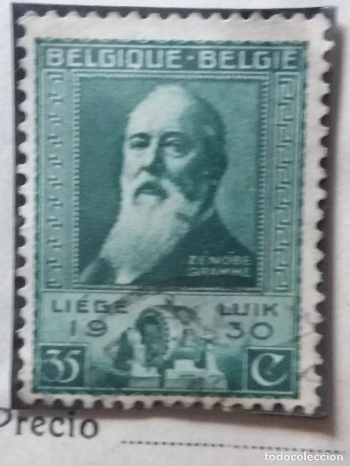Stamps: sello, postes Belgica, 35 centimes, a&ntilde;o 1930 no usado